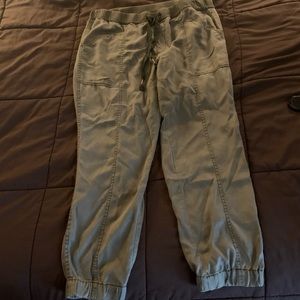 Anthropologie Hei Hei army green joggers